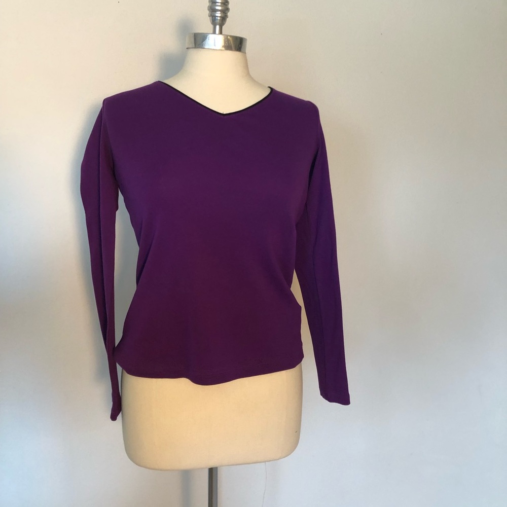 Purple shirt